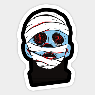 Mummy face Sticker